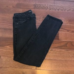 Black American eagle skinny jeans